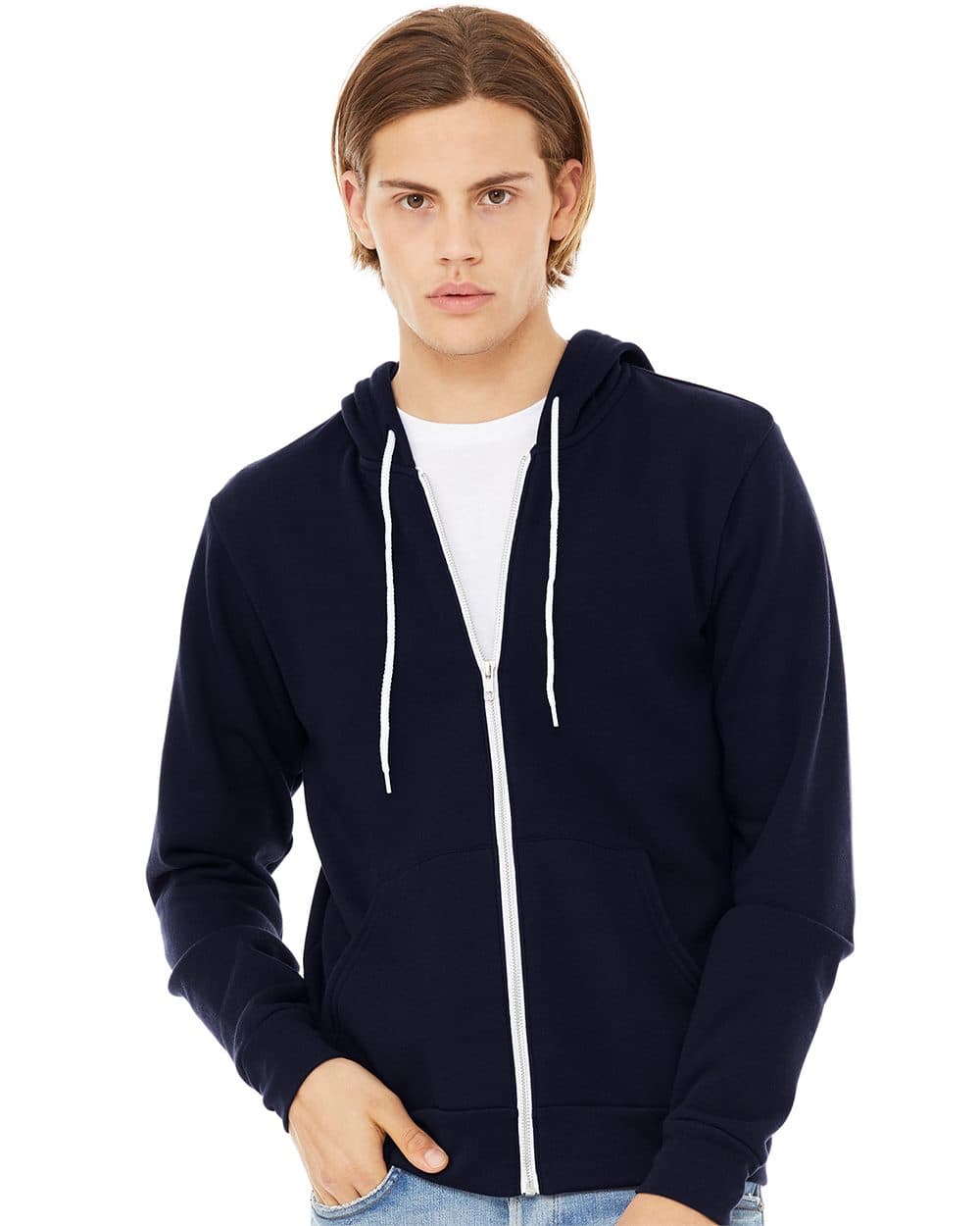 BELLA + CANVAS 3739 - Sponge Fleece Full-Zip Hoodie